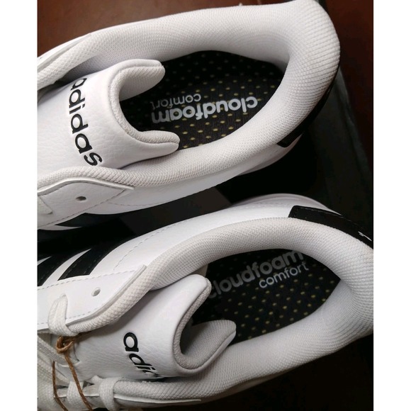 NEW Size 8 Adidas Grand Court Footwear White Black Size 8 Women's Sneakers #1274 - Picture 8 of 11